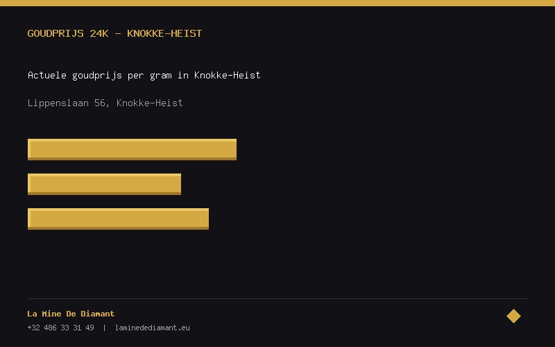 Gold price 24K in Knokke-Heist