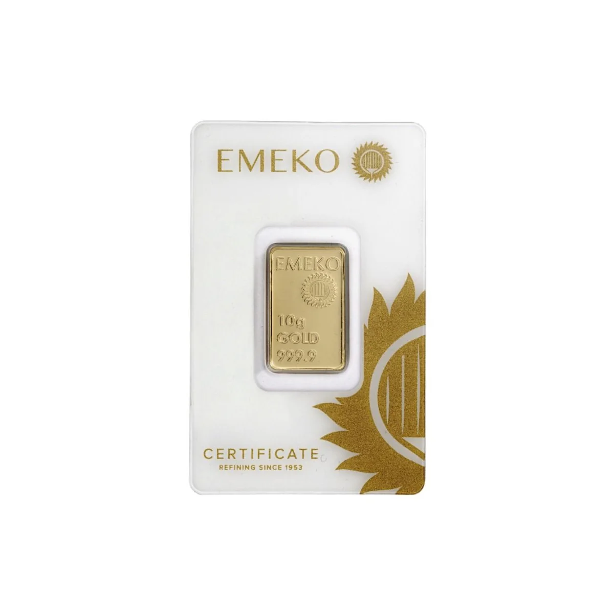Gold bar 10 grams Emeko