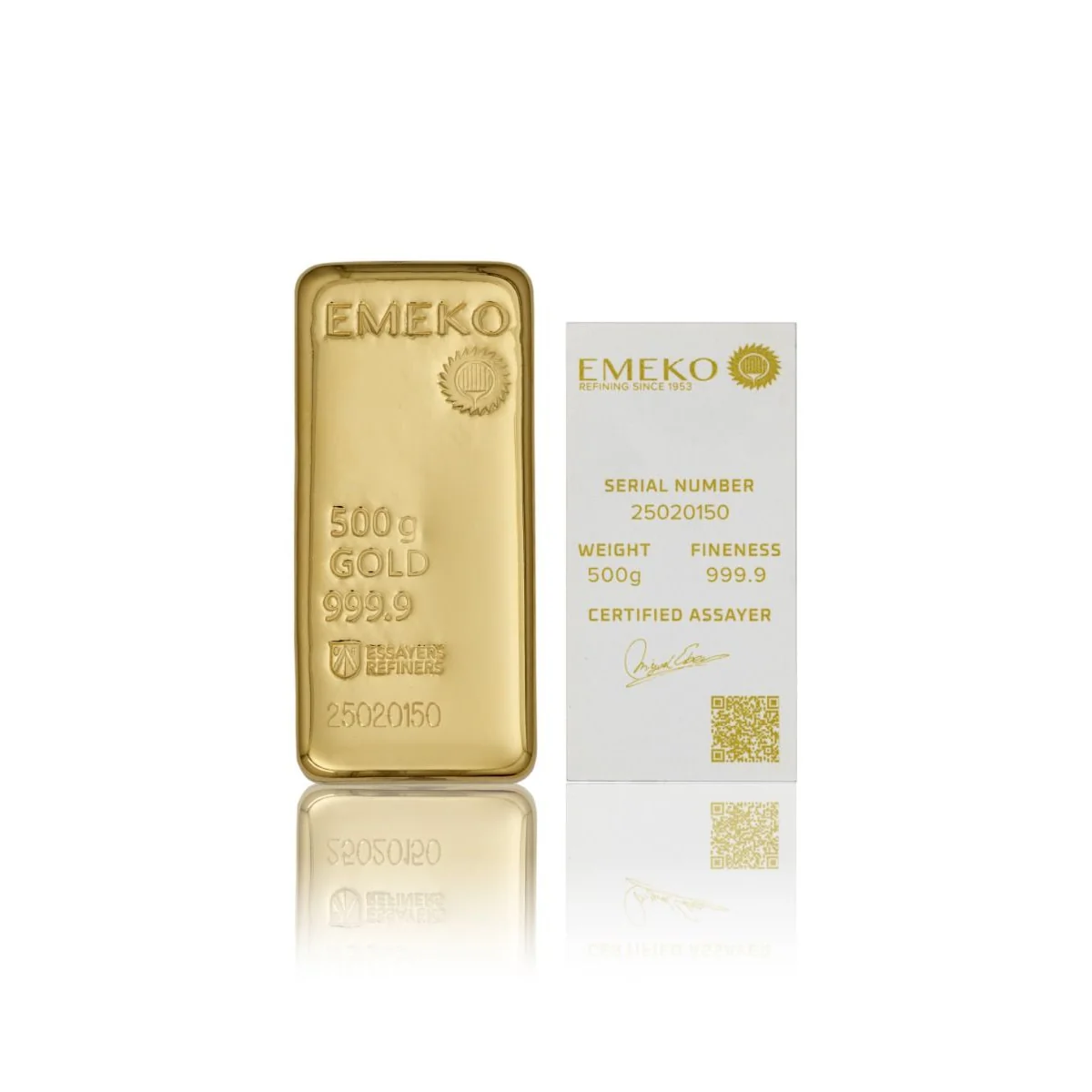Gold bar 500 grams Emeko
