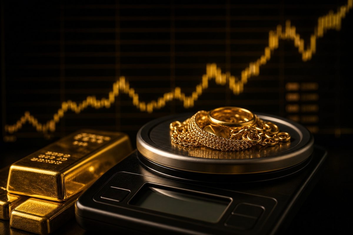 Gold Price per Gram Today in Belgium: 24K, 22K, 18K and 14K
