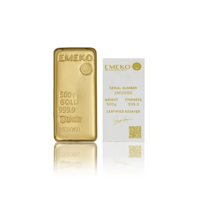 Gold bar 500 grams Emeko