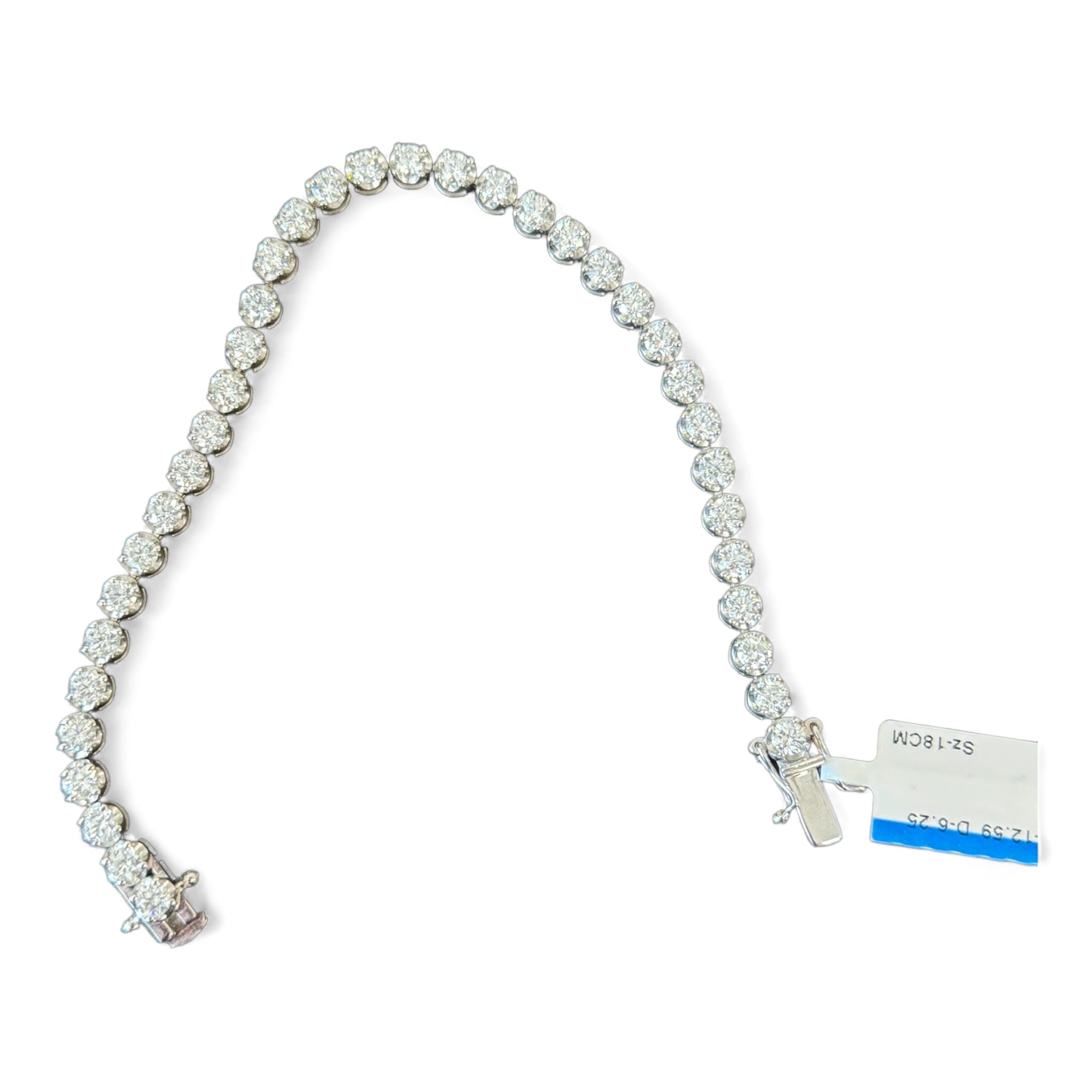 Tennis Bracelet 18k white gold with diamonds