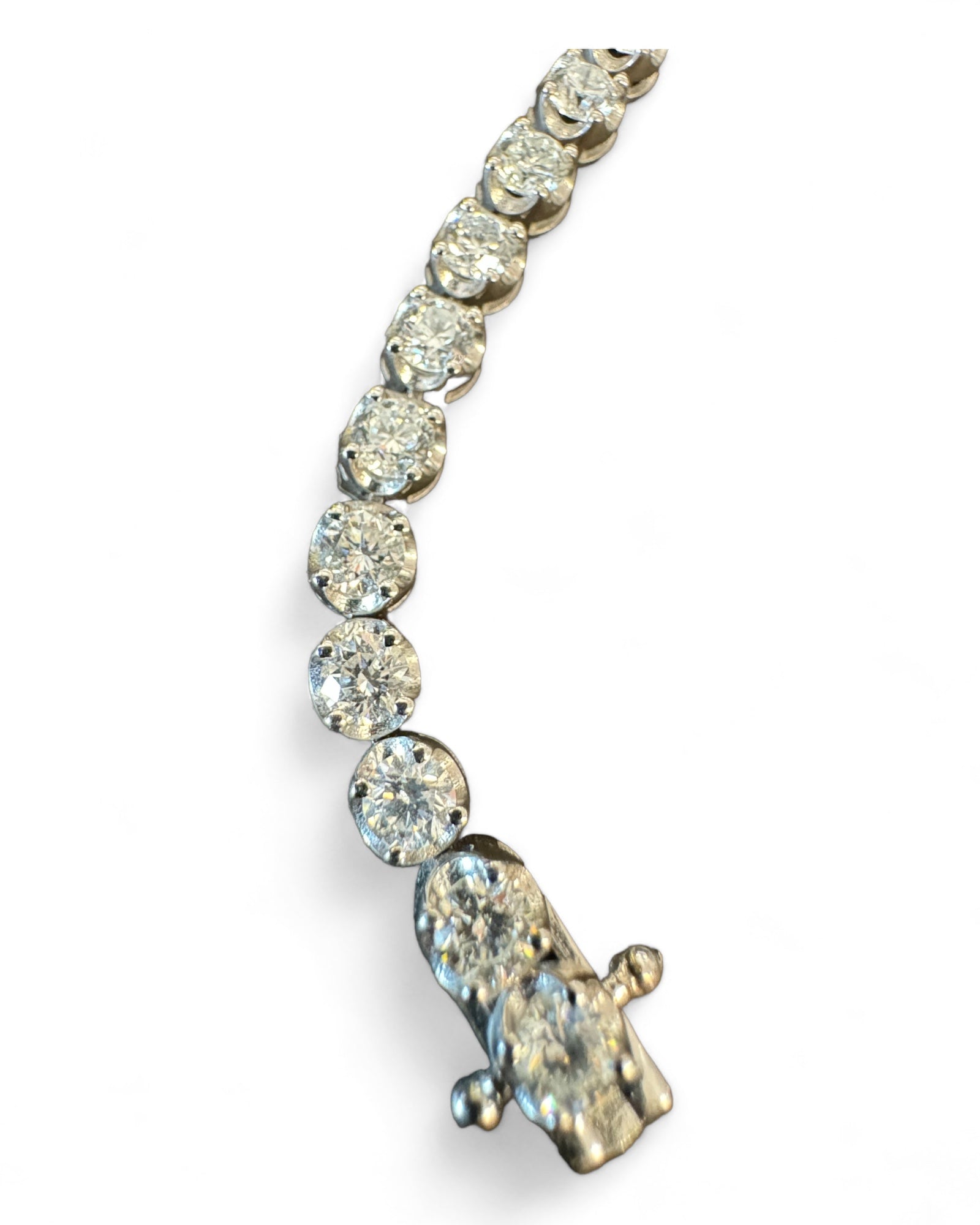 Tennis Bracelet 18k white gold with diamonds